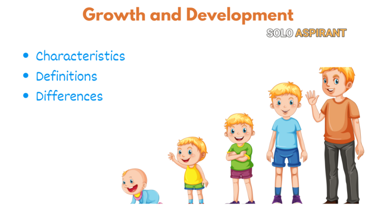 Growth and development, difference between growth and development kolhan university