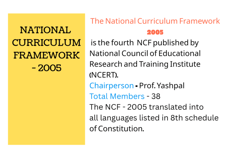 NCF 2005, ncf 2005 notes, ncf 2005 BEd notes, ncf 2005 kolhan university notes.