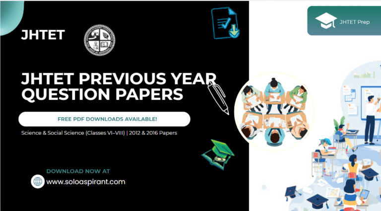 JTET Science, JTET Social Science, JTET Previous Year Questions